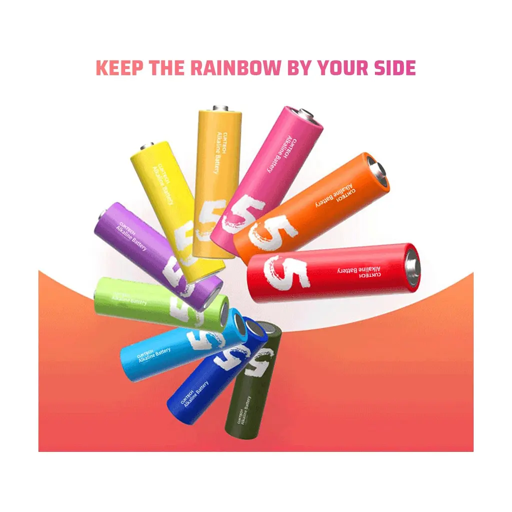 Батарейка CUKTECH AA rainbow alkaline battery x 24 (CUKAAB08CNCM) - фото 2