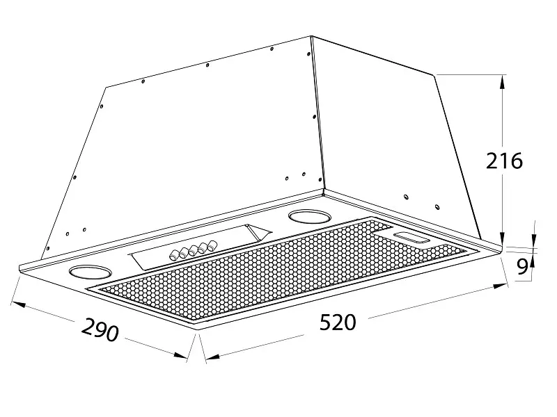 Витяжка Pyramida ABH 52 PBA (1150) WH - фото 5