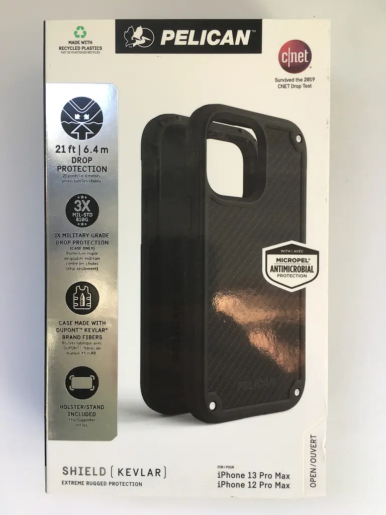 Протиударний чохол Pelican Shield Kevlar для iPhone 13 Pro Max/12 Pro max Black аналог OtterBox Defender - фото 2