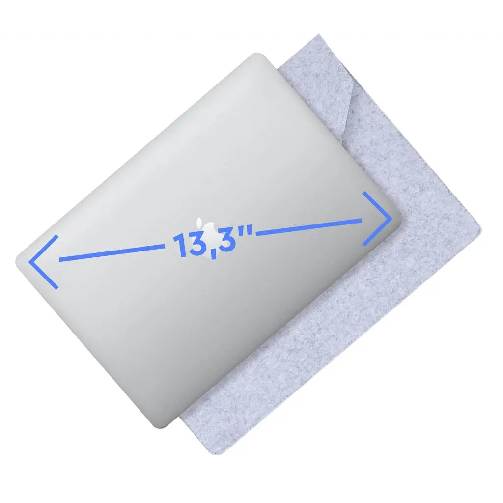 Чехол для ноутбука AirOn 13,3" Premium Grey (4822356710620) - фото 3