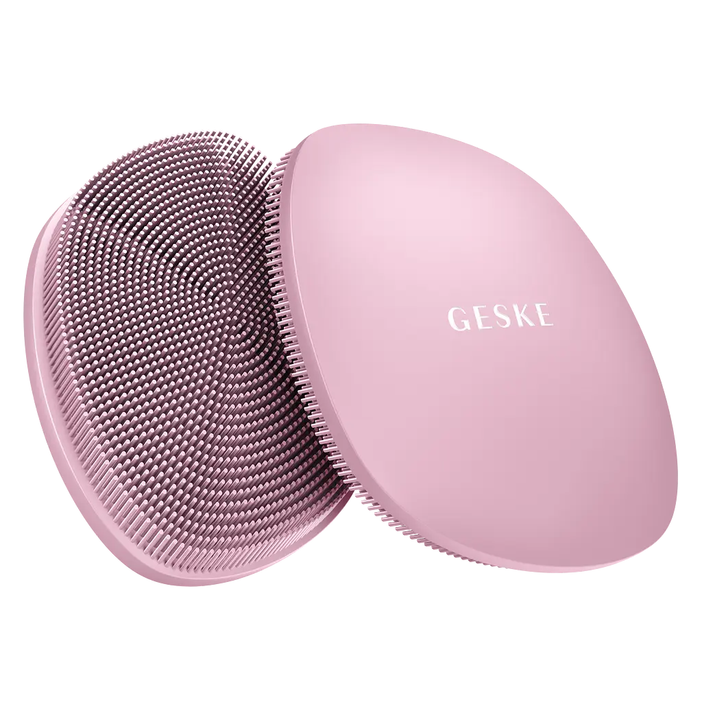 Щітка для обличчя GESKE Facial Brush 4 в 1 рожева - фото 4