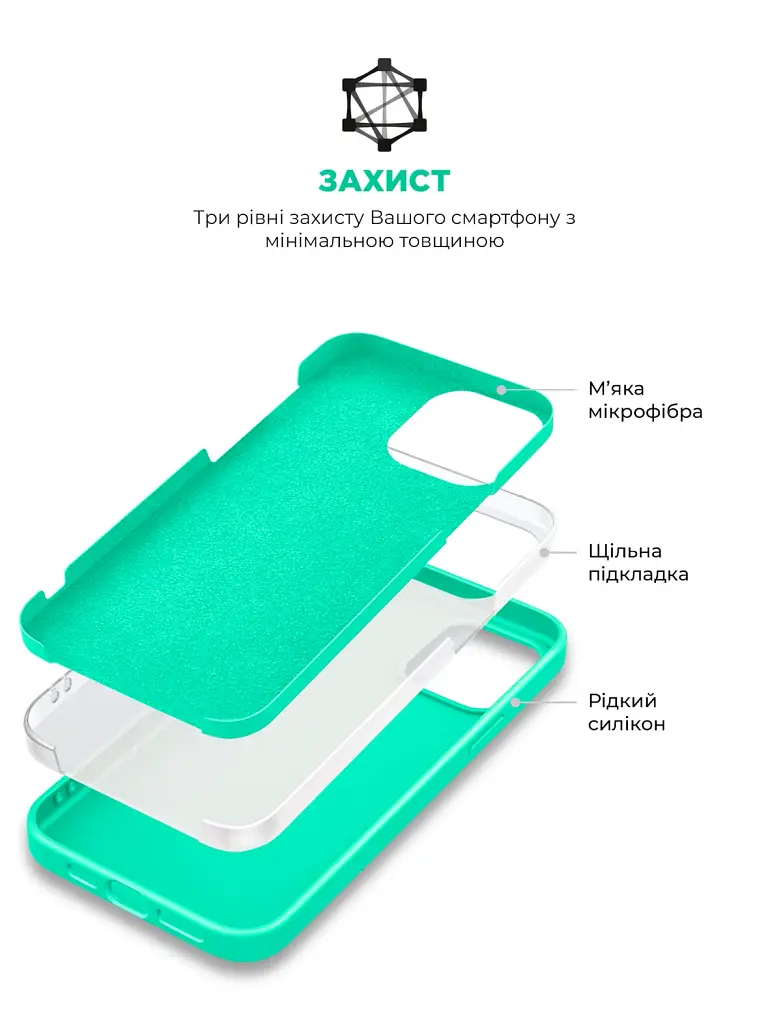 Чохол ArmorStandart ICON2 Case для Apple iPhone 14 Plus Succulent - фото 6