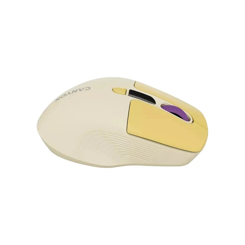 Мишка Canyon MW-26 LCD Silent Wireless/Bluetooth Yellow (CNS-CMSW26Y) - фото 5
