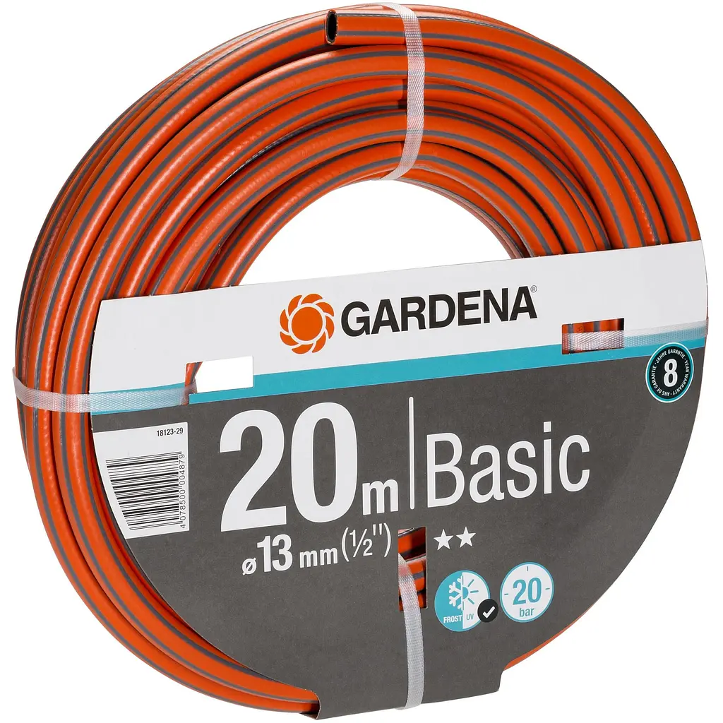 Шланг садовый Gardena Basic 13 мм 1/2" 20 м (18123-29.000.00) - фото 2