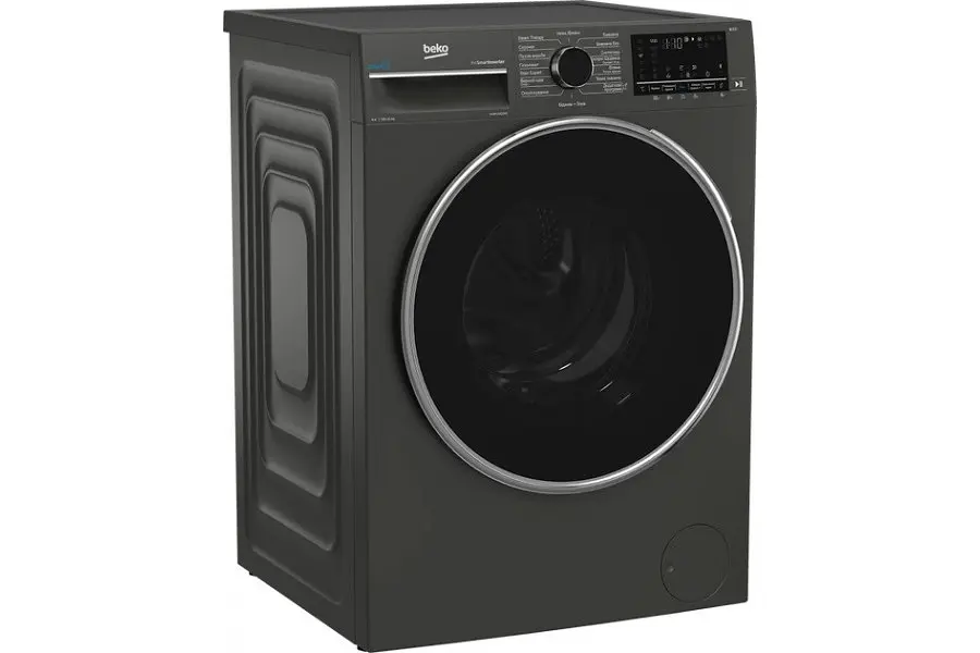 Пральна машина Beko фронтальна 8 кг 1200 A+++ 56 см дисплей пара інвертор графіт - фото 3