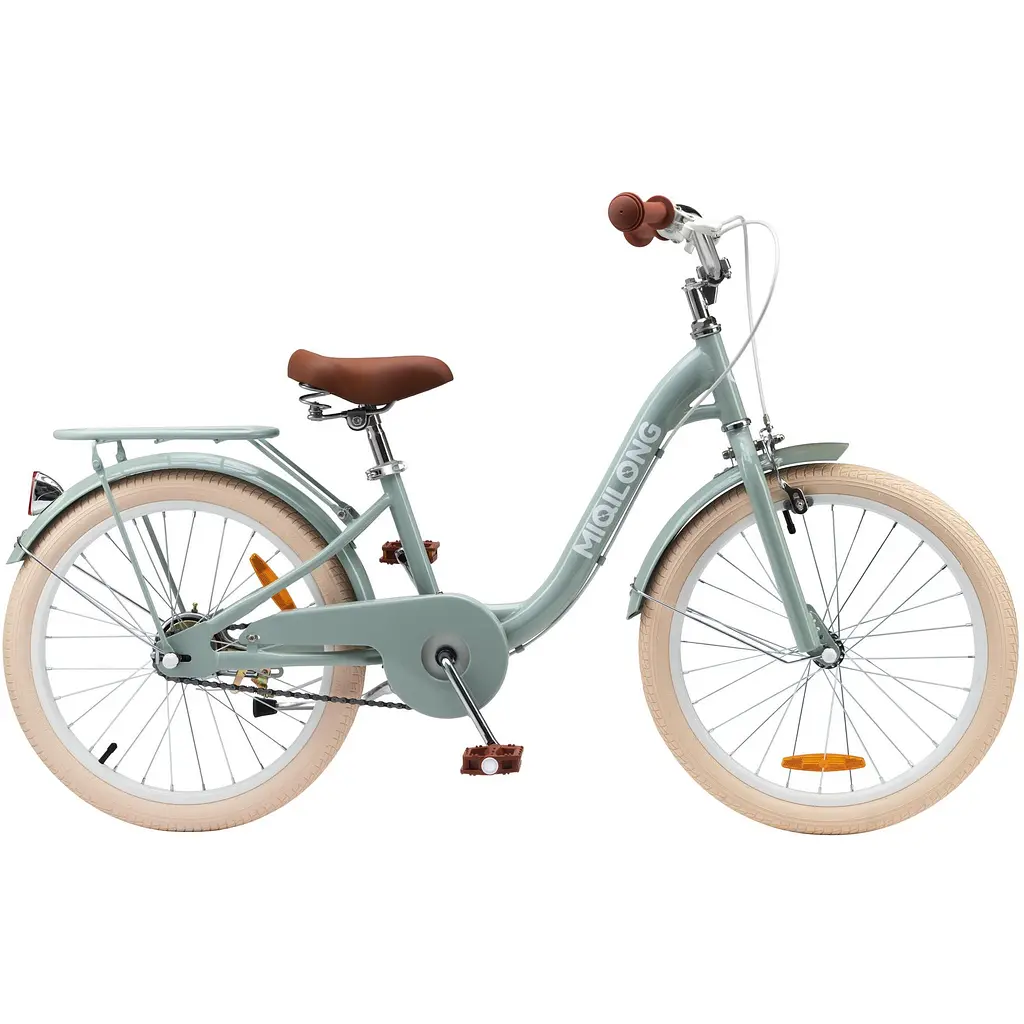 Велосипед детский Miqilong LS 20'' оливковый (RBB-LS20-OLIVE) - фото 3