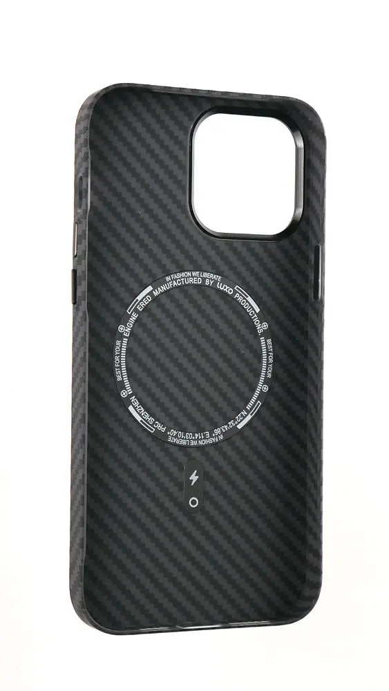Чохол Luxo Free Air CarBon with MagSafe iPhone 13 PRO MAX Black - фото 3