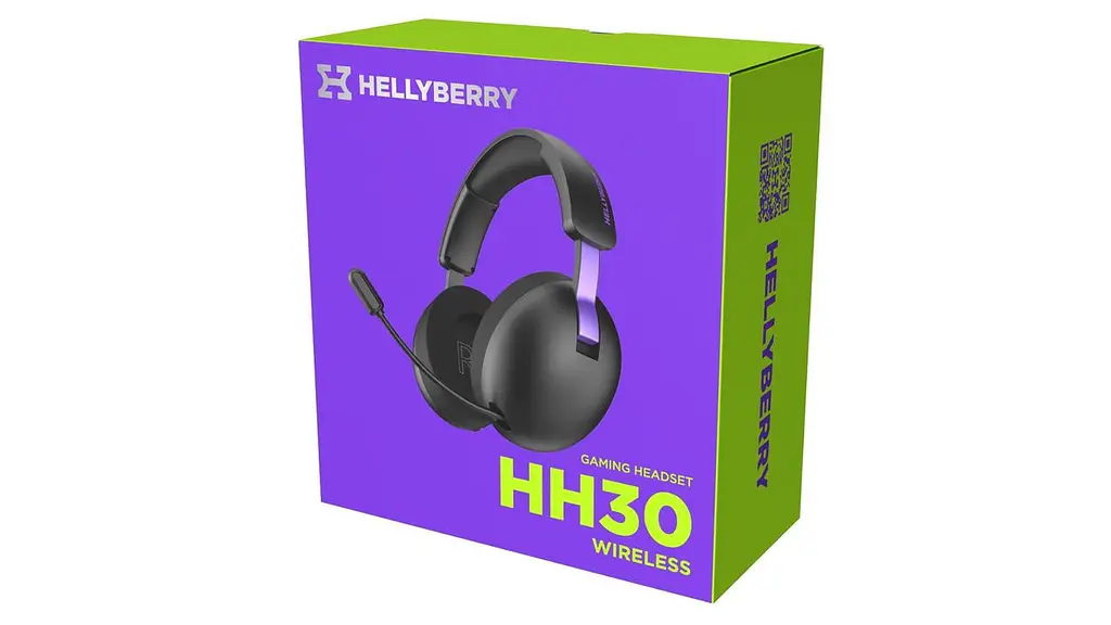 Bluetooth-гарнiтура Hator Hellyberry HH30 Wireless Чорний/Фіолетовий (HH30_wireless_BV) - фото 9