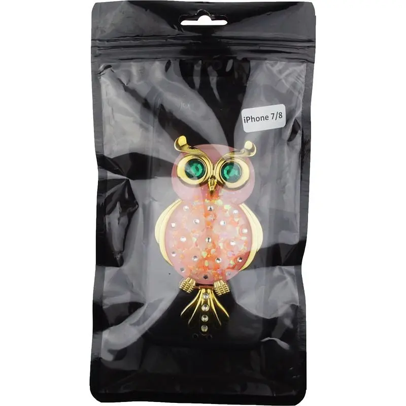 Чохол-накладка Toto TPU Case Decorative Stones iPhone 7/8/SE 2020 Owl Black - фото 2