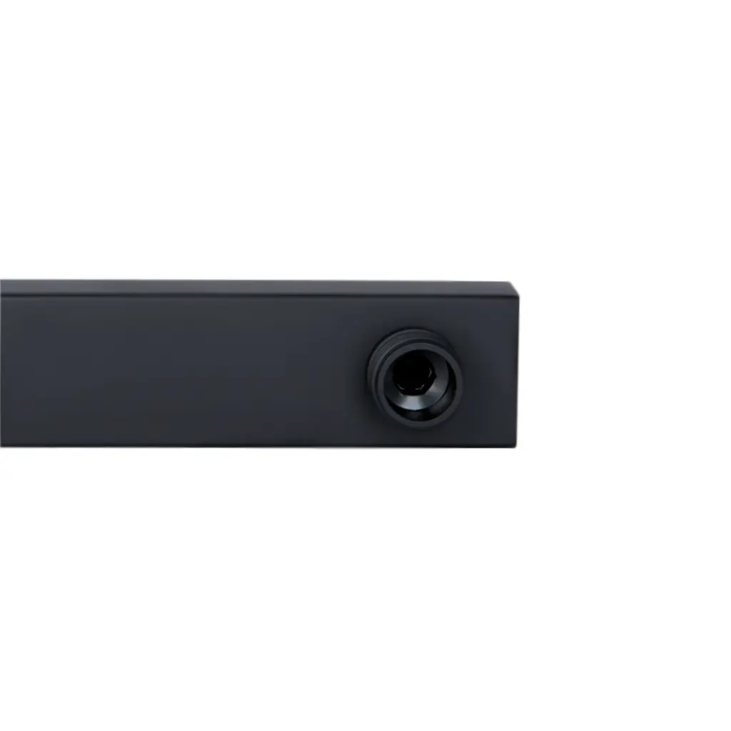 Кронштейн для верхнего душа Qtap Trubice 400 мм прямоугольный QTTRU120BLM45929 Black matt Черный матовый - фото 3