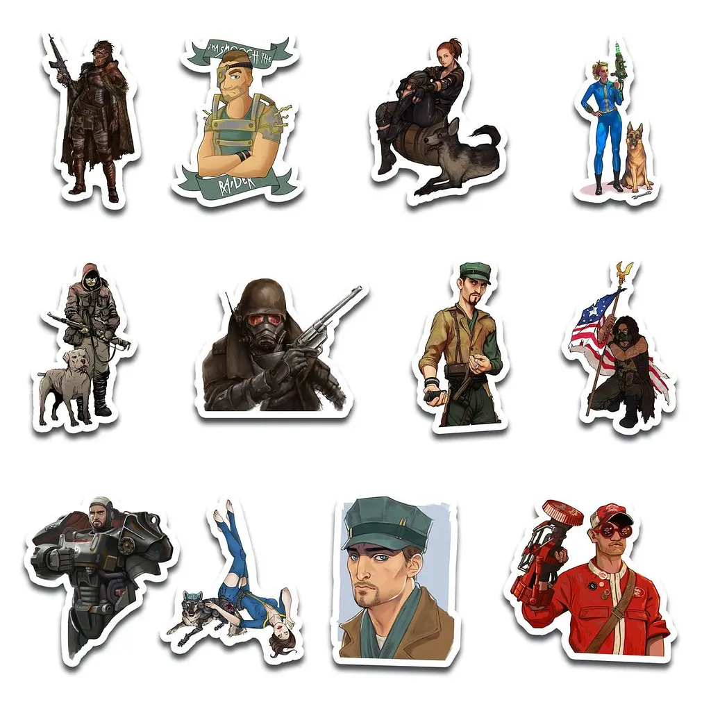 Стикерпак GeekLand Fallout 45 штук (SP FL 01) - фото 2