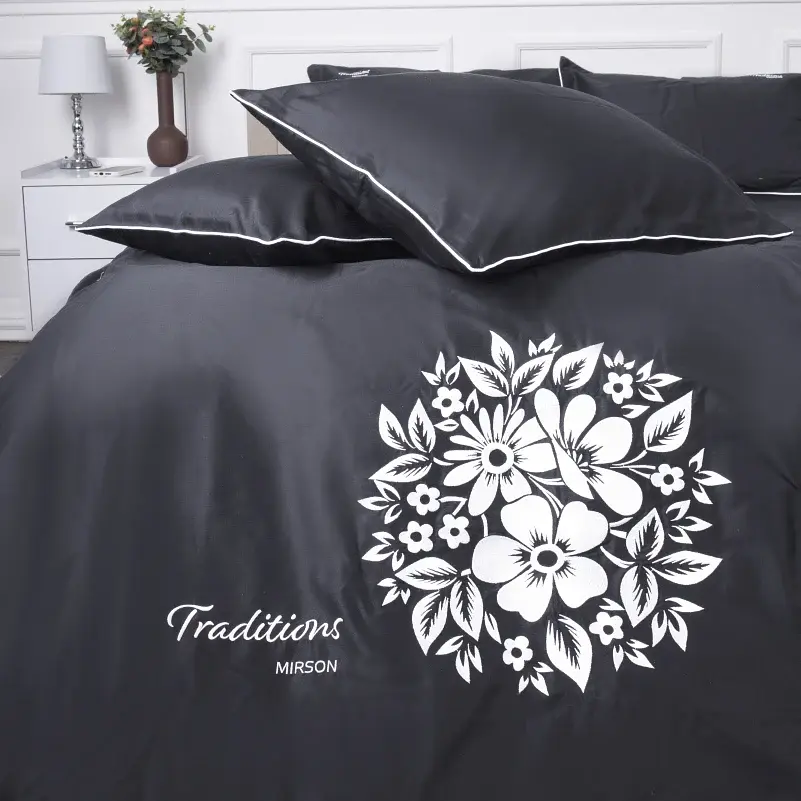 Наволочка MirSon Сатин Elit 0240 Iron grey Traditions 50х70 см серая (2200010537826) - фото 3