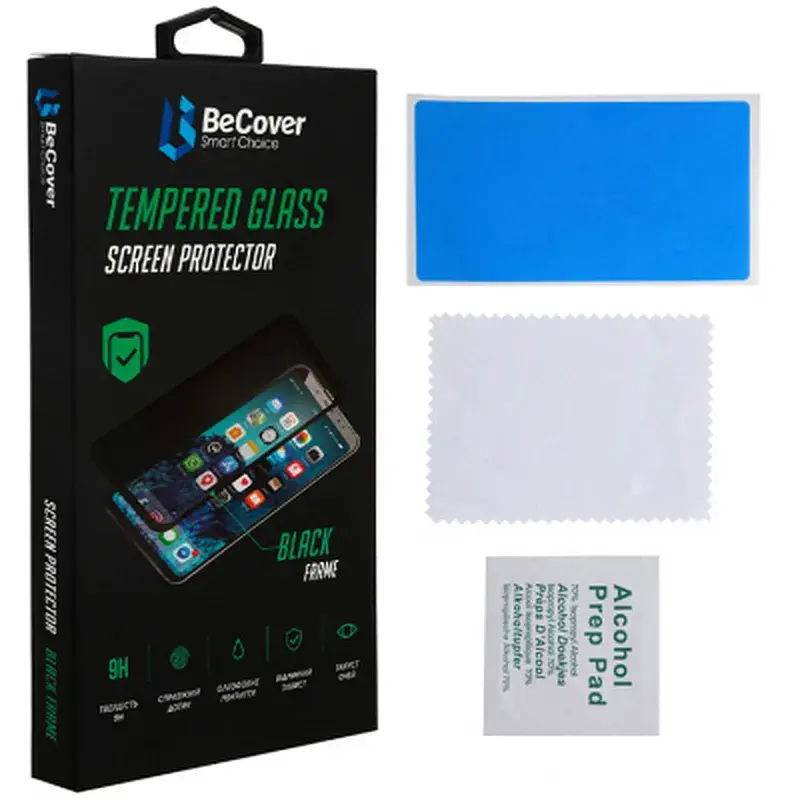 Скло захисне BeCover OnePlus Nord N100 Black (706779) - фото 2