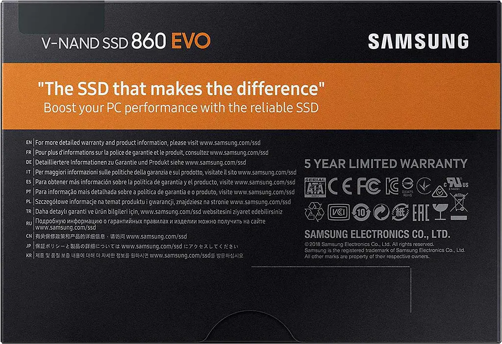 Накопичувач SSD Samsung Sata 2.5" 250Gb 860 EVO 240 256 (MZ-76E250) Б/в - фото 6