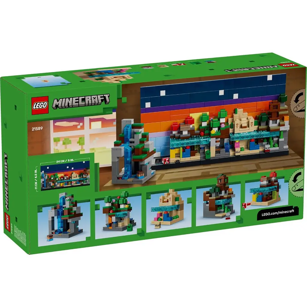 Конструктор LEGO Minecraft Минибиомы 797 деталей (21589) - фото 7