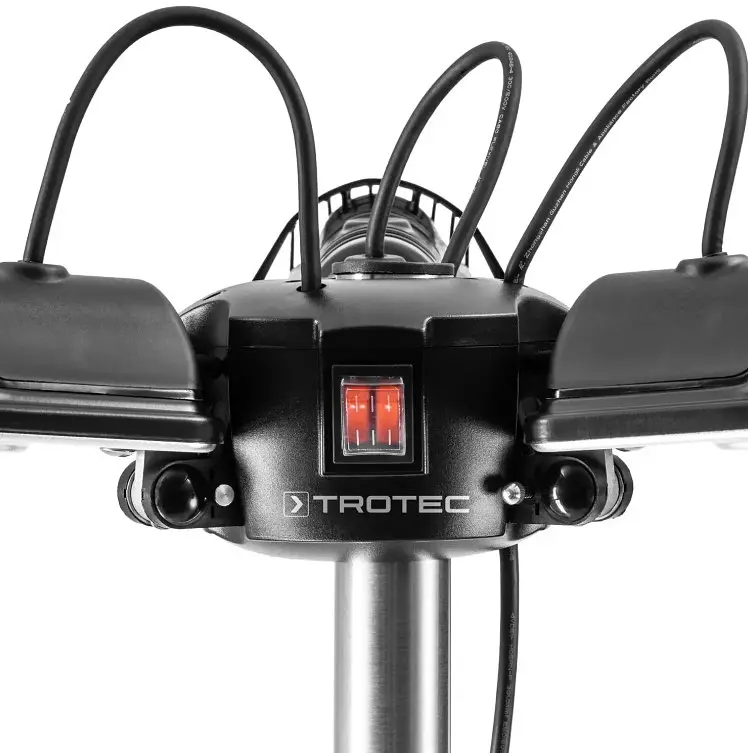 Обігрівач інфрачервоний Trotec IRS 2005 2000W Silver/Black (1410003922) - фото 4