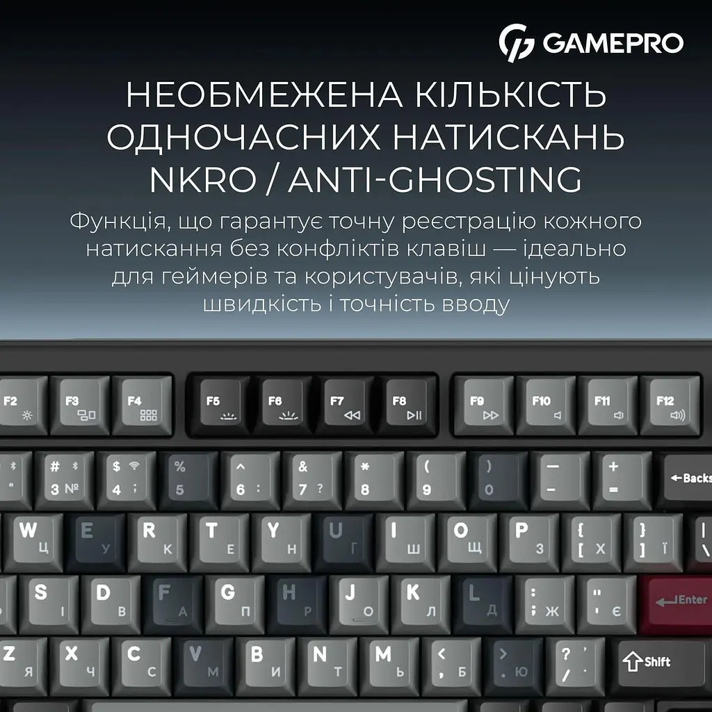 Клавиатура GamePro Asgard Yord (MK266BK) - фото 12