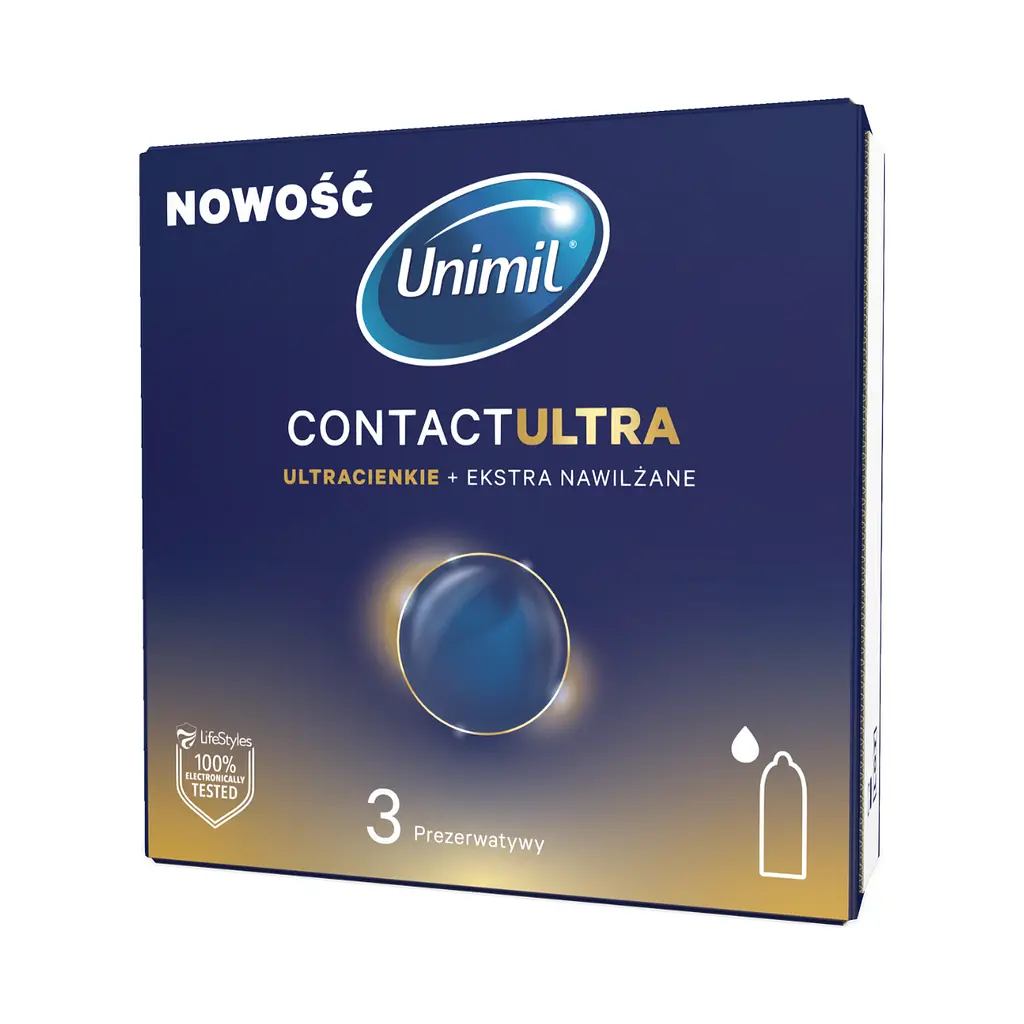 Презервативи Unimil Contact Ultra, 3 шт