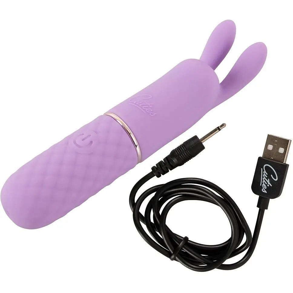 Мінівібратор-кролик Cuties Rabbit Vibe Purple - фото 4