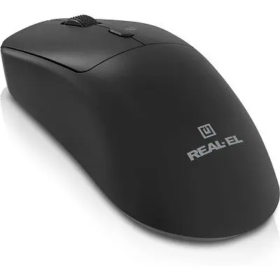 Комп'ютерна мишка Real-El RM-317W Wireless Black (EL123200052) - фото 3