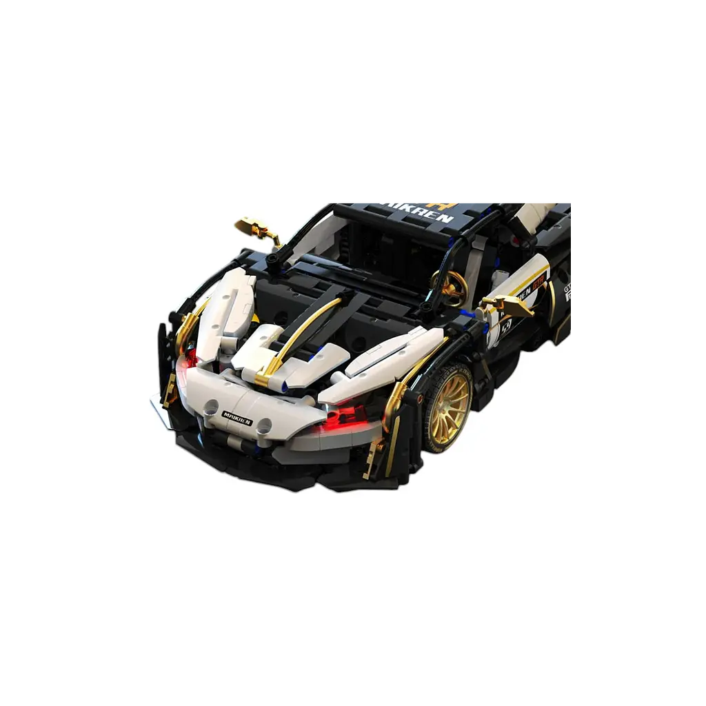 Конструктор Ramiz "Спортивный автомобиль" белый/черный 1242 шт. - фото 6