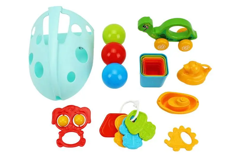 Подарунковий набір розвиваючих іграшок для малюків 6 в 1 Baby Set 3274 ТЕХНОК - фото 8