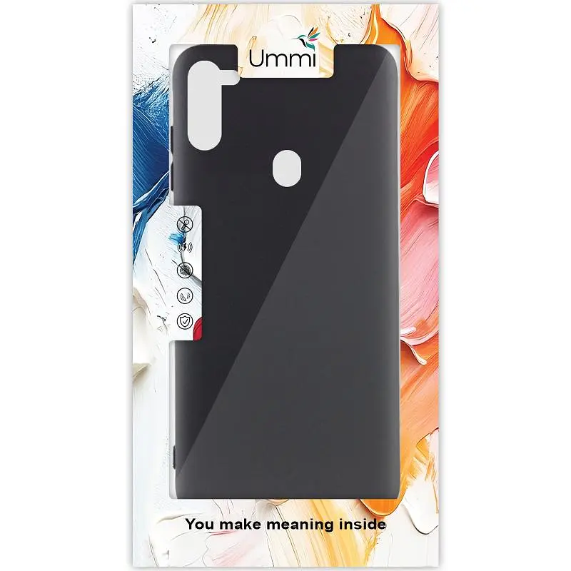 Чехол Silicone Cover Ummi Lakshmi (AA) для Samsung Galaxy A11 Черный / Black - фото 2