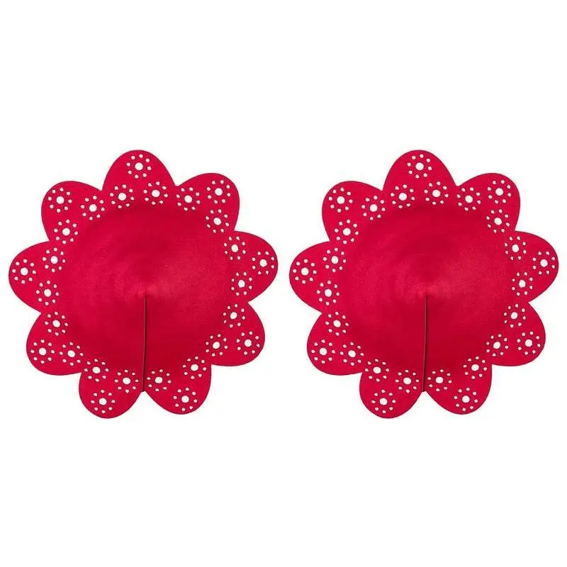 Пестіс на соски Obsessive A770 nipple covers red O/S - фото 2