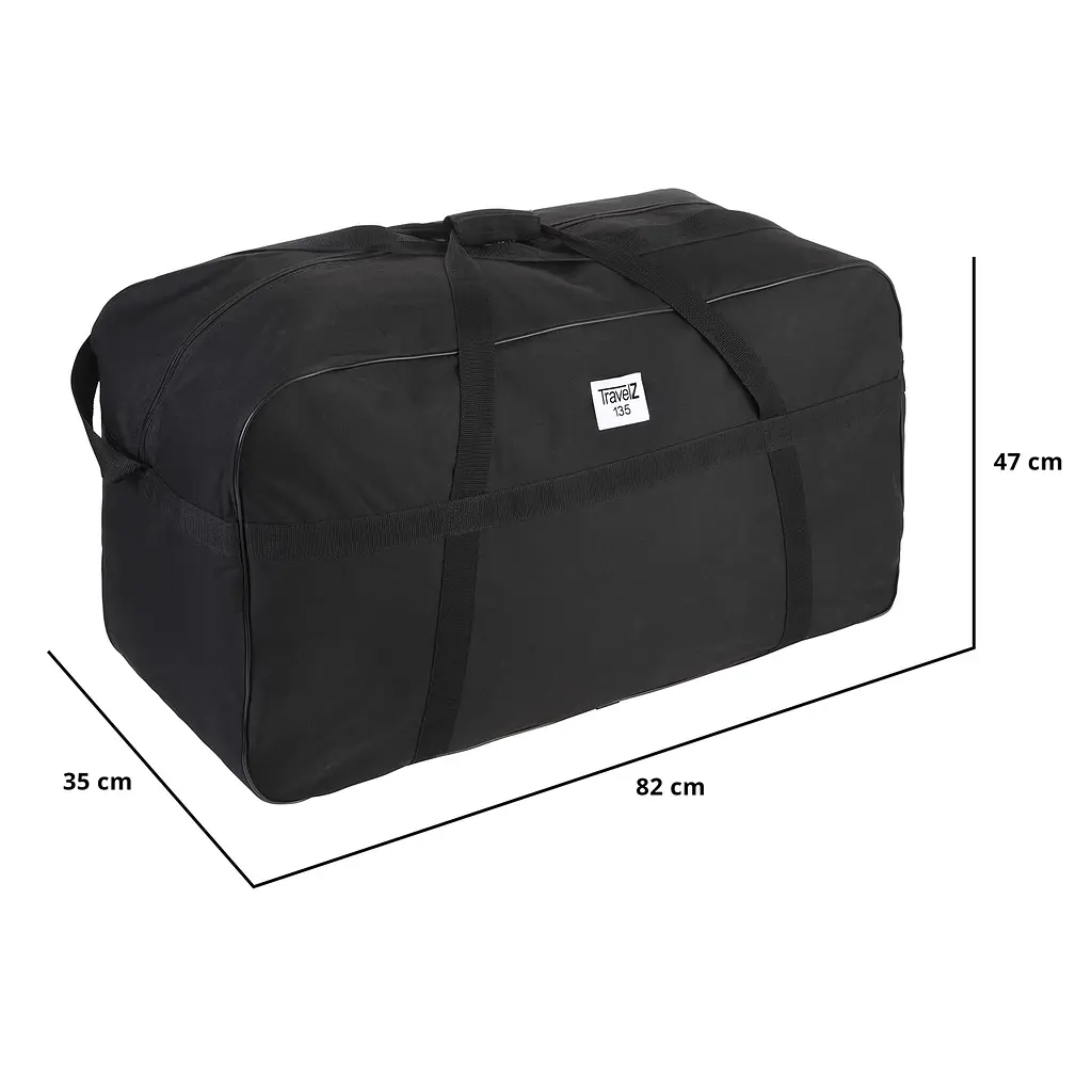 Сумка дорожня TravelZ Bag 135 liter Black (604346) - фото 2