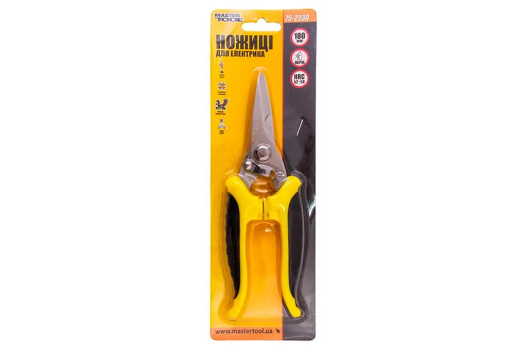 Ножиці електрика будівельні Mastertool 180 мм - фото 2