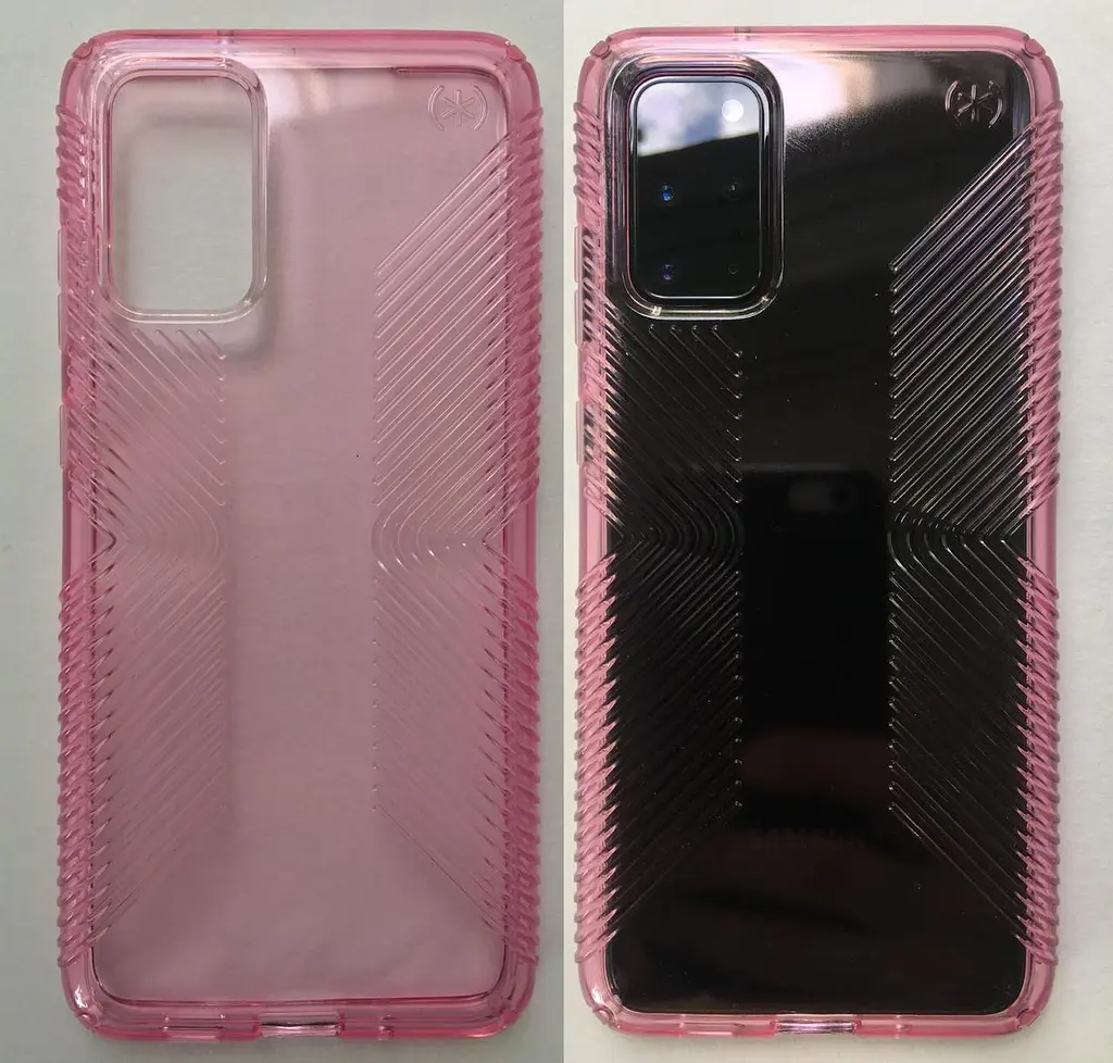 Чохол прозорий протиударний Speck Presidio Perfect Clear Grip Samsung Galaxy S20 Plus (6.7") Pink