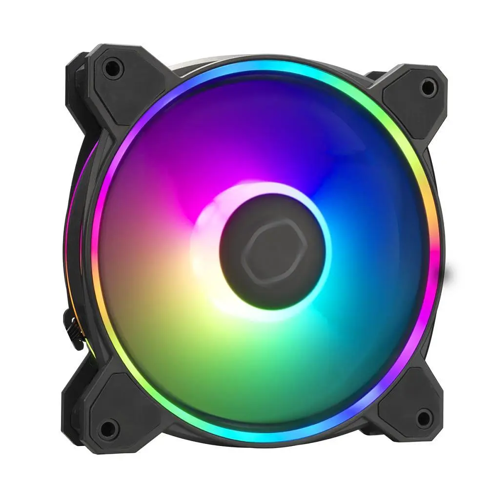 Корпусний вентилятор 120 мм Cooler Master MasterFan MF120 Halo2 3 шт MFL-B2DN-213P2-R2 Black - фото 4