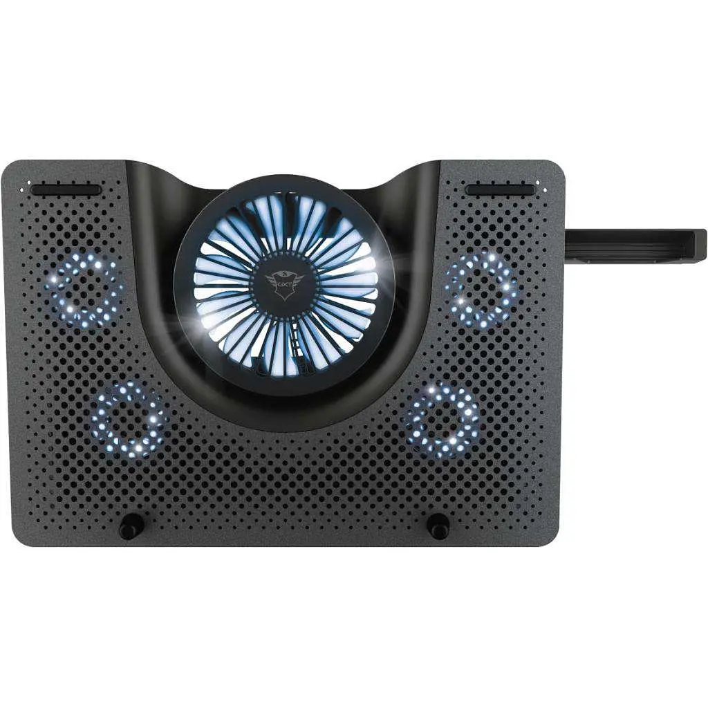 Підставка для ноутбука Trust 17.3" GXT 1125 Quno BLUE LED Black (23581_TRUST) - фото 2