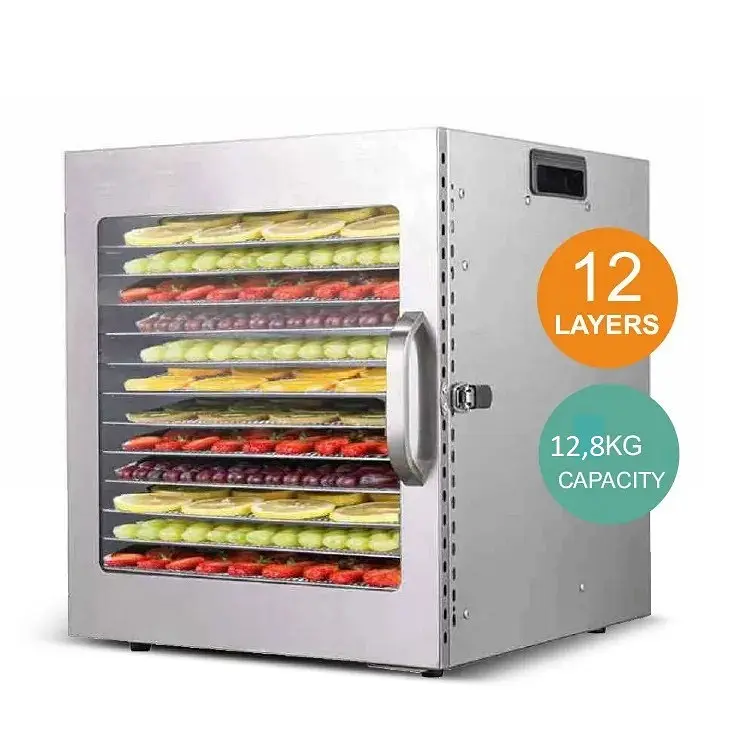 Дегідратор сушарка Food Dehydrator LT-12 для овочів фруктів м'яса грибів 12 лотків 1000Вт - фото 3