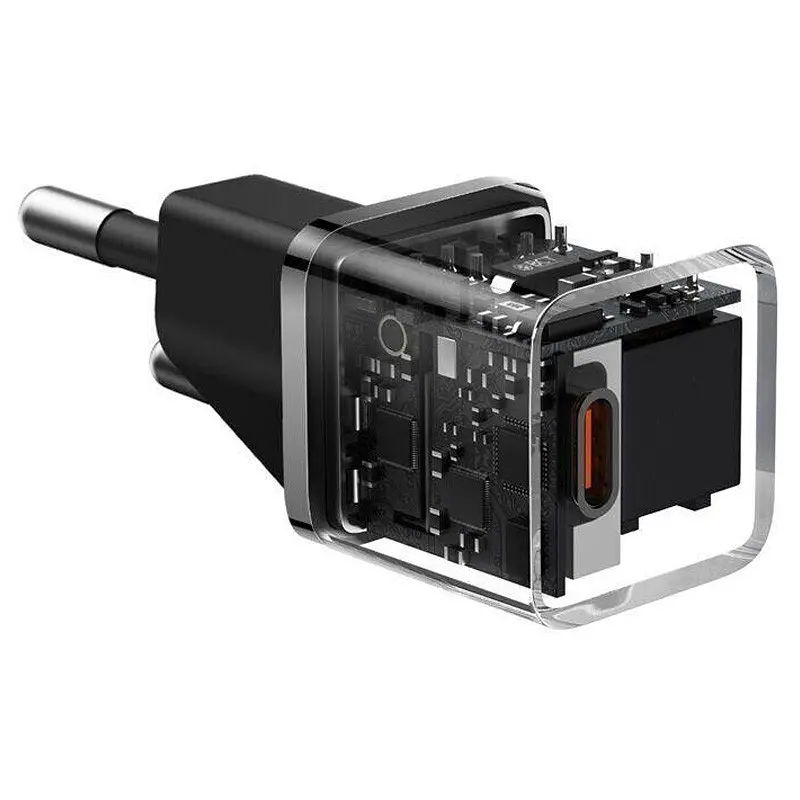 МЗП GaN5 Fast Charger (mini) PD20W (1USB-C) (CCGN05010) Black Baseus teh0029586 - фото 3
