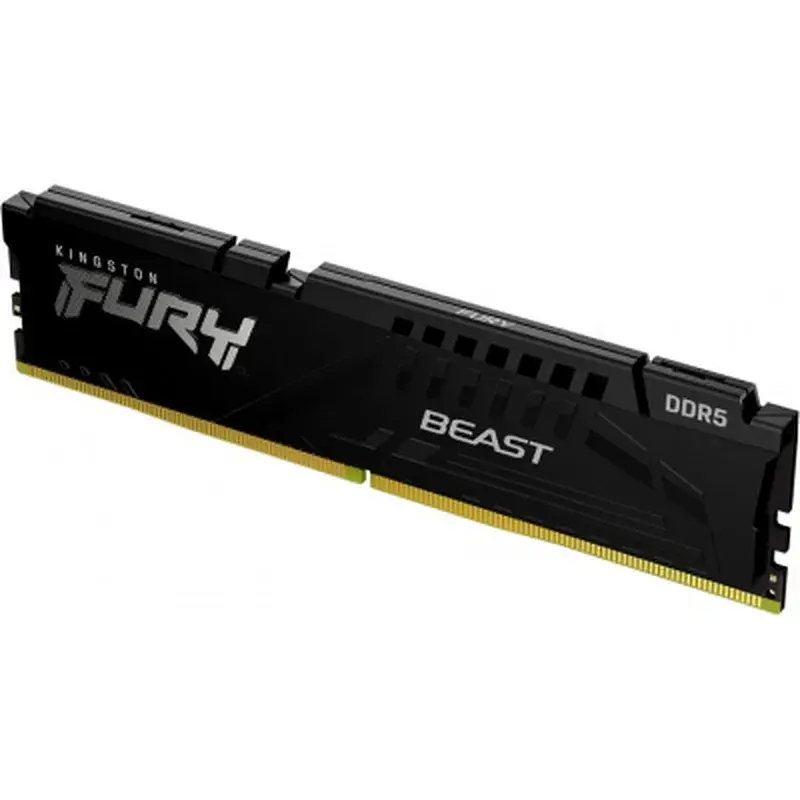 Модуль пам'яті для комп'ютера DDR5 16GB 5200 MHz Beast Black Kingston Fury (ex.HyperX) (KF552C40BB-16) - фото 2