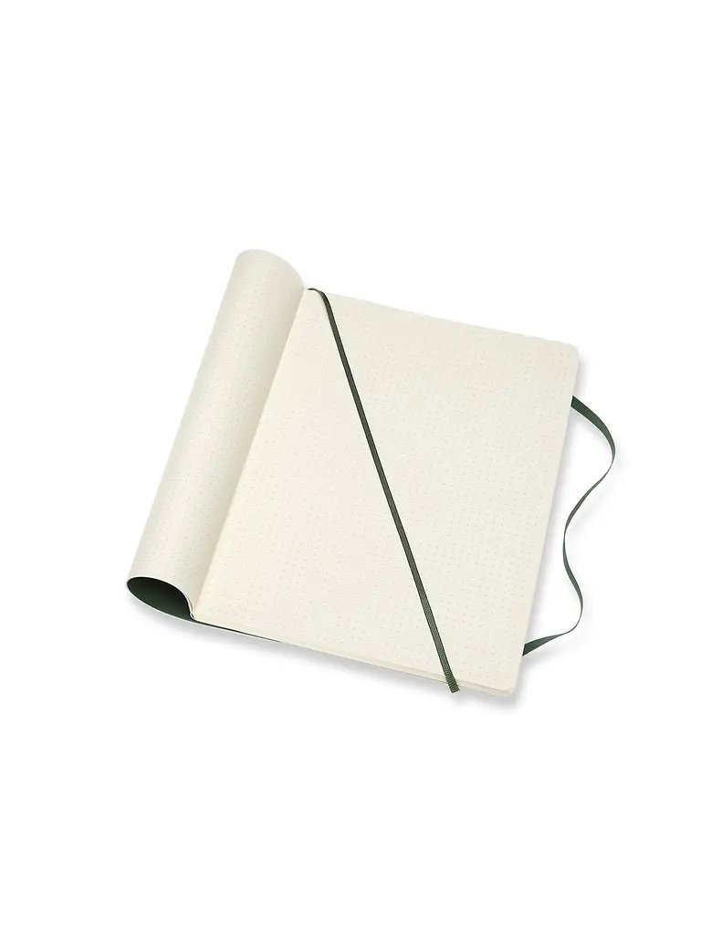 Записник Moleskine Classic великий, Нелінований Миртовий Зелений М’який (QP623K15) - фото 4