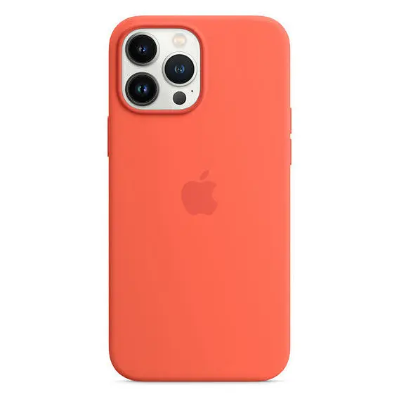 Чохол Silicone Case з MagSafe для Apple iPhone 13 Pro (6.1) Nectarine ААА [72329] - фото 6