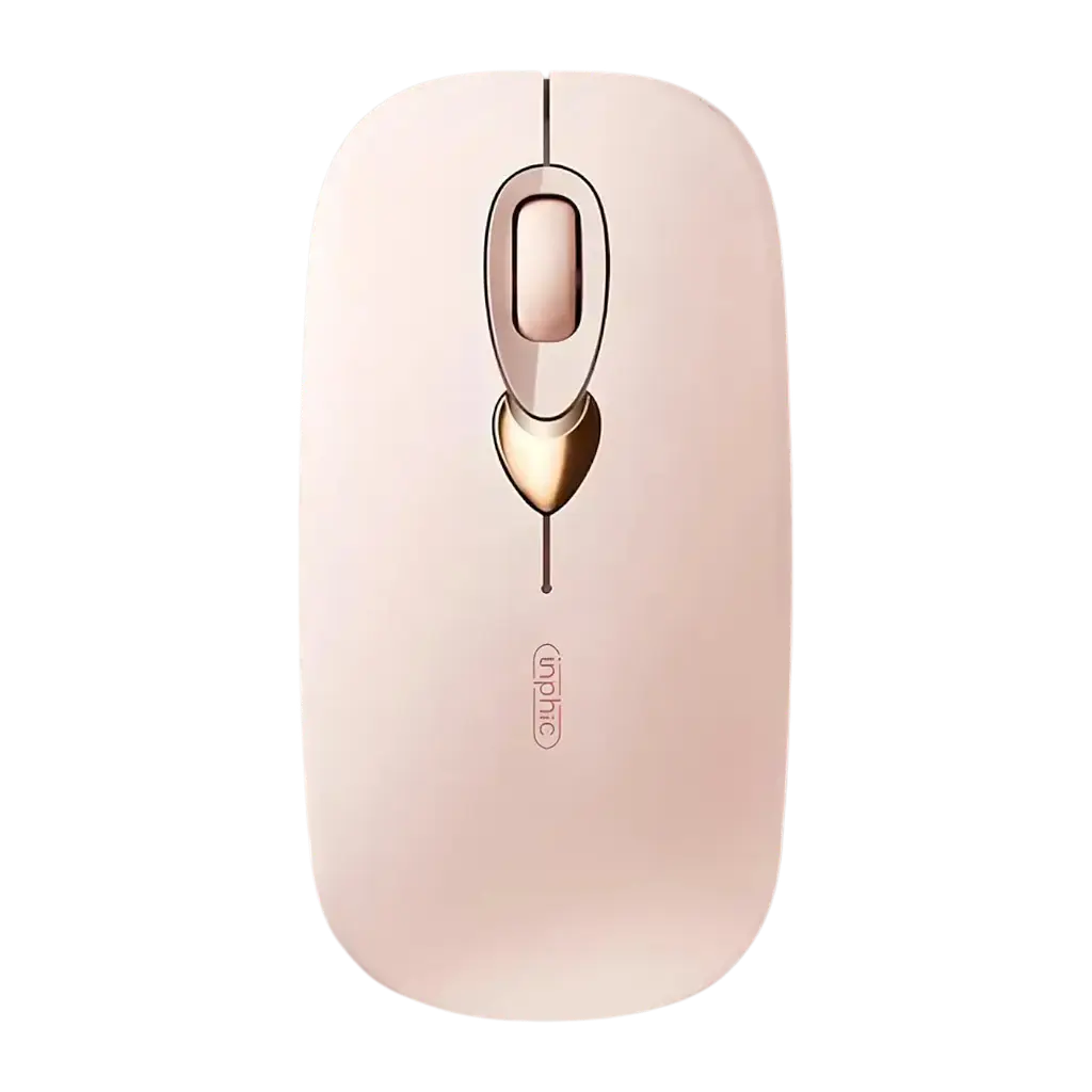 Миша бездротова INPHIC Q8 Ultra-thin Pink - фото 3