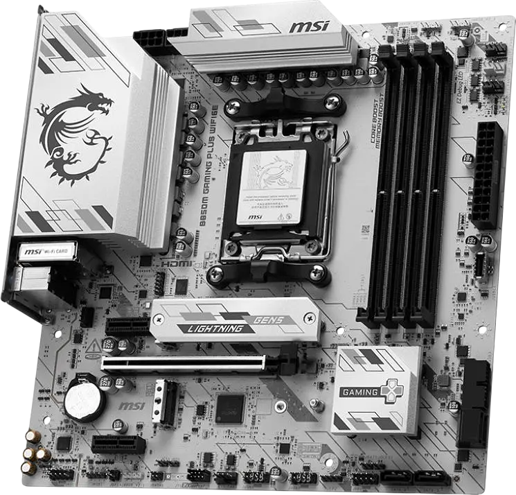 Материнська плата MSI B850M Gaming Plus WiFi6E Socket AM5 - фото 2