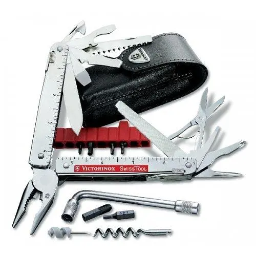 Мультитул Victorinox Swisstool X Plus 115мм,39функ+чорн.шкір.чохол - фото 2