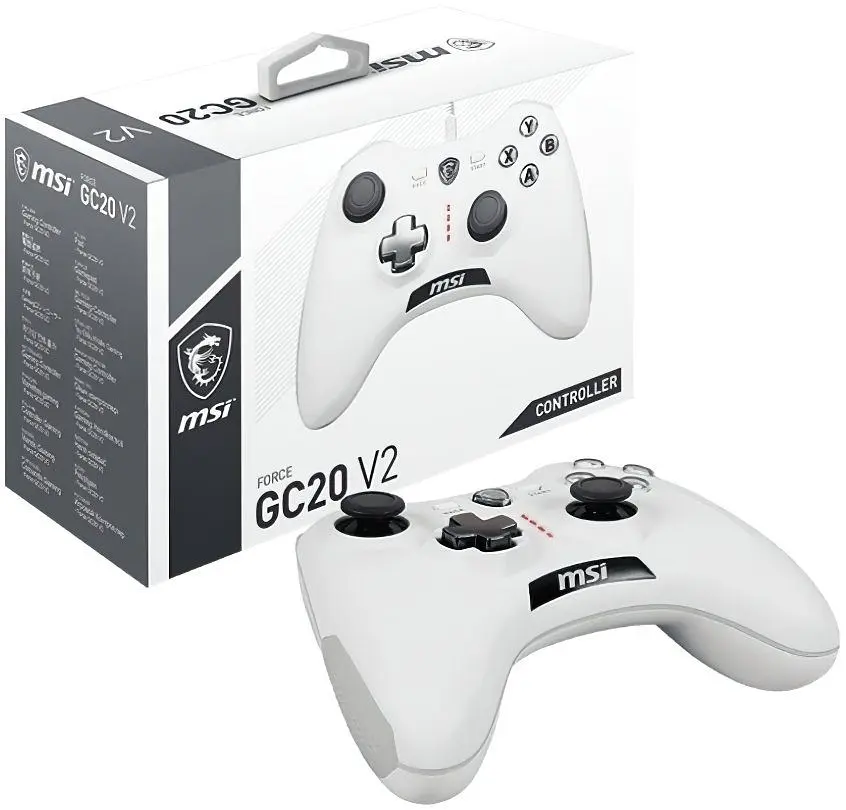 Геймпад джойстик MSI Force GC-20 V-2 PC/Android USB White - фото 5