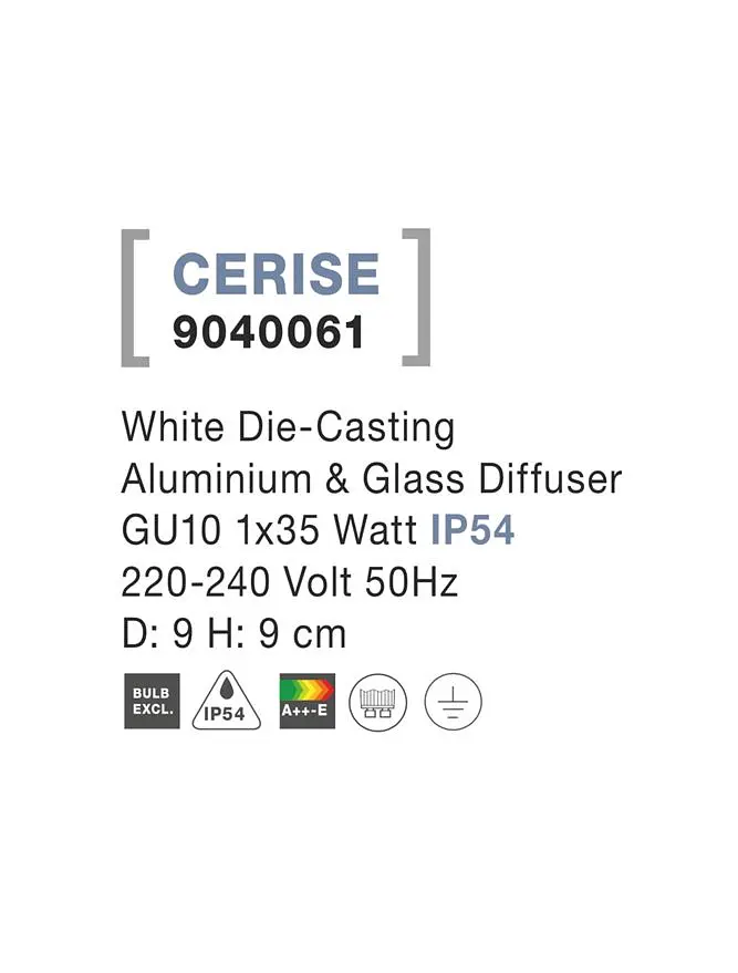 Вуличний світильник NOVA LUCE CERISE 9040061 - фото 4