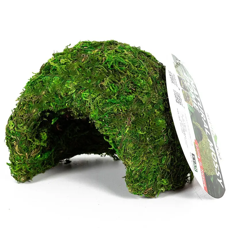 Схованка з моху Repti-Zoo Natural Mossy Dome S 11x10см ERS25S для тераріуму, рептилій і геконів, з живим мохом - фото 2