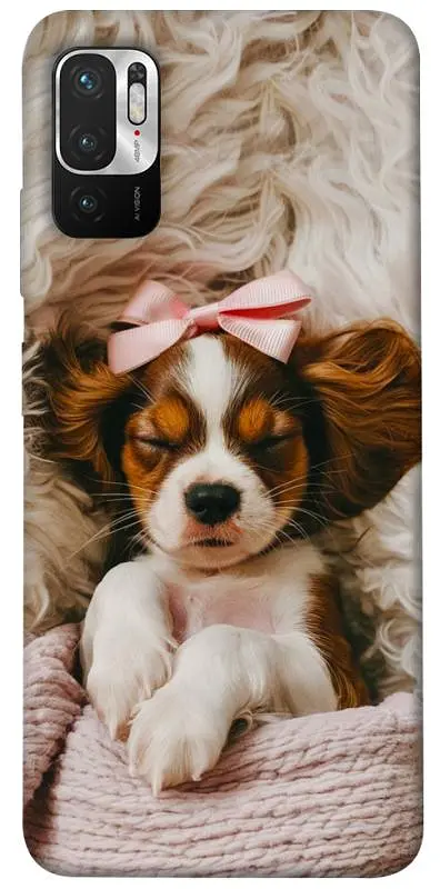 TPU чохол Demsky Sleepy spaniel для Xiaomi Redmi Note 10 5G