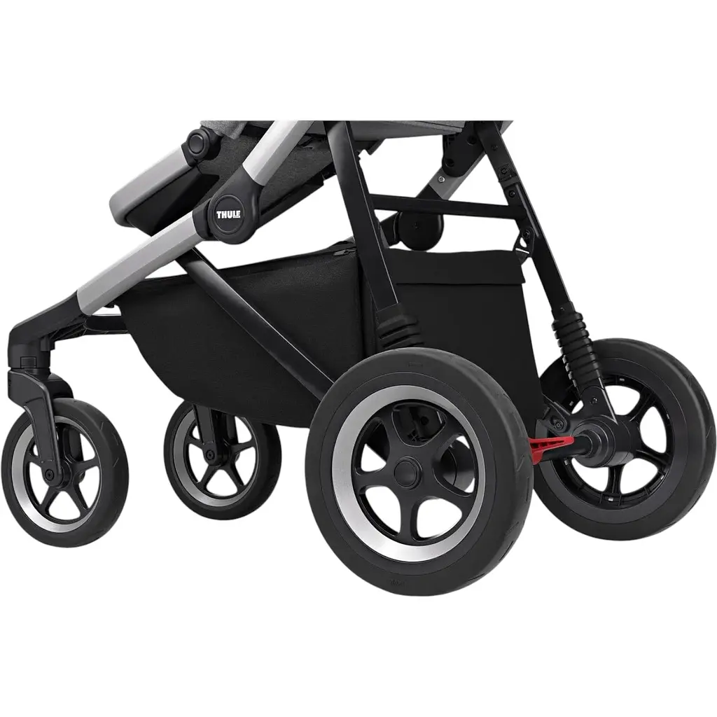 Дитяча коляска Thule Sleek Grey Melange з люлькою (TH 11000006) - фото 9