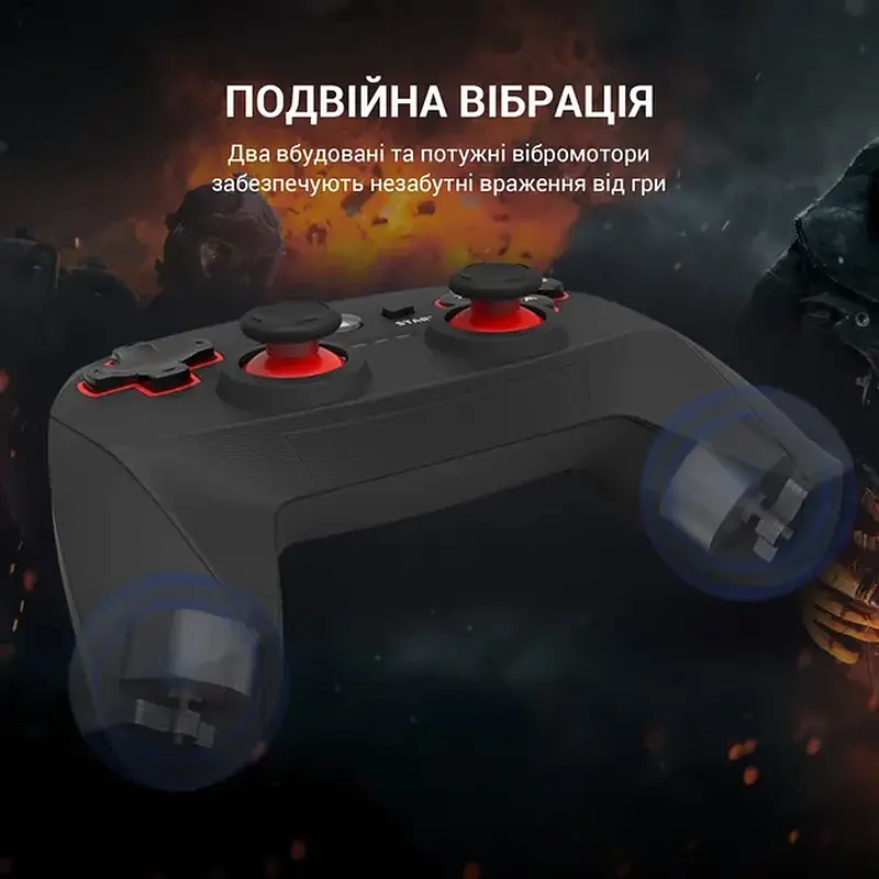 Ігровий геймпад GamePro GP600 Black - фото 3