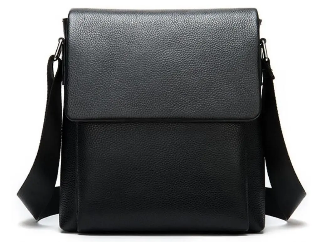 Чоловіча якісна шкіряна сумка через плече Tiding Bag A25-1278A - фото 4