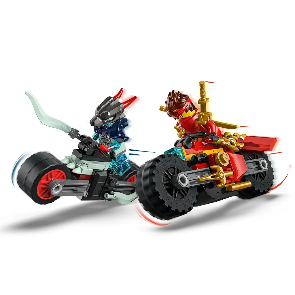 Конструктор LEGO Ninjago Швидкісні перегони Кая на мотоциклі 79 деталей (71838) - фото 7