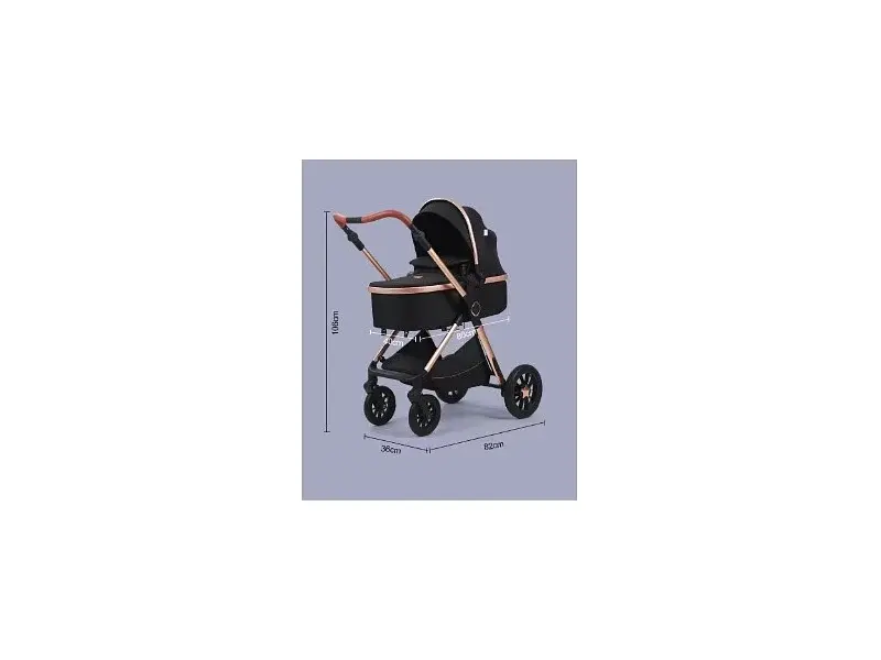 Коляска універсальна 3 в 1 Kidilo H2D Khaki Beige - фото 3